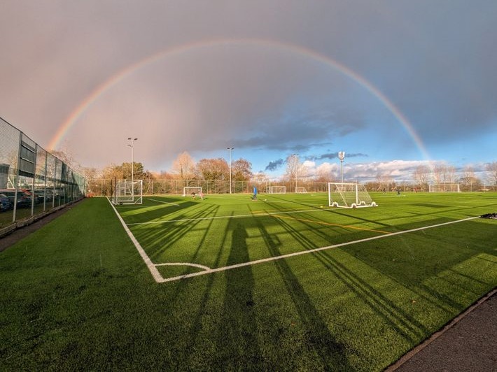 Campo da calcio in erba sintetica ASD USK2